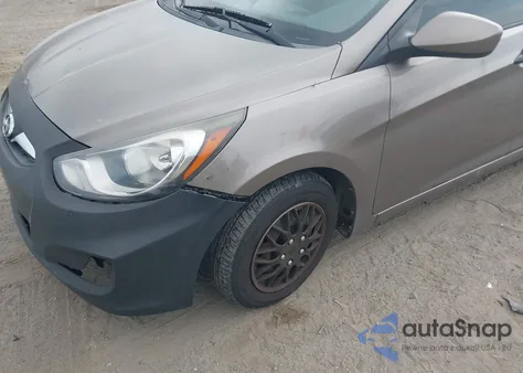 2012 Hyundai Accent Gls из США, поврежденный, VIN KMHCT4AE8CU205435